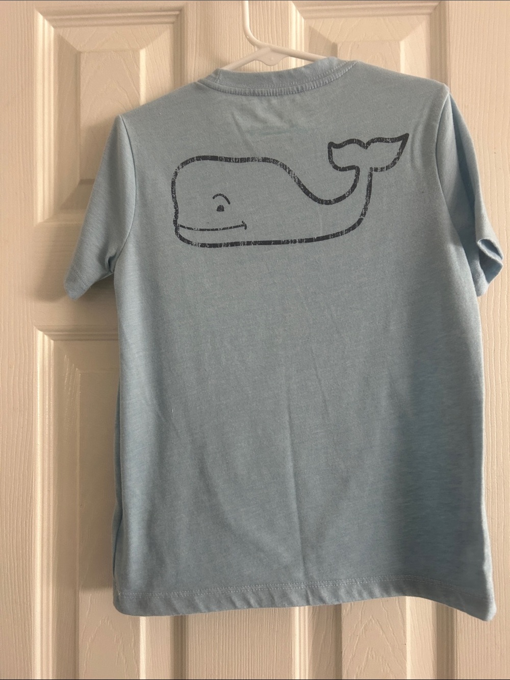 VINEYARD VINES LIGHT BUE PICKET SHORT SLEEVE T-SHIRT SIZE S